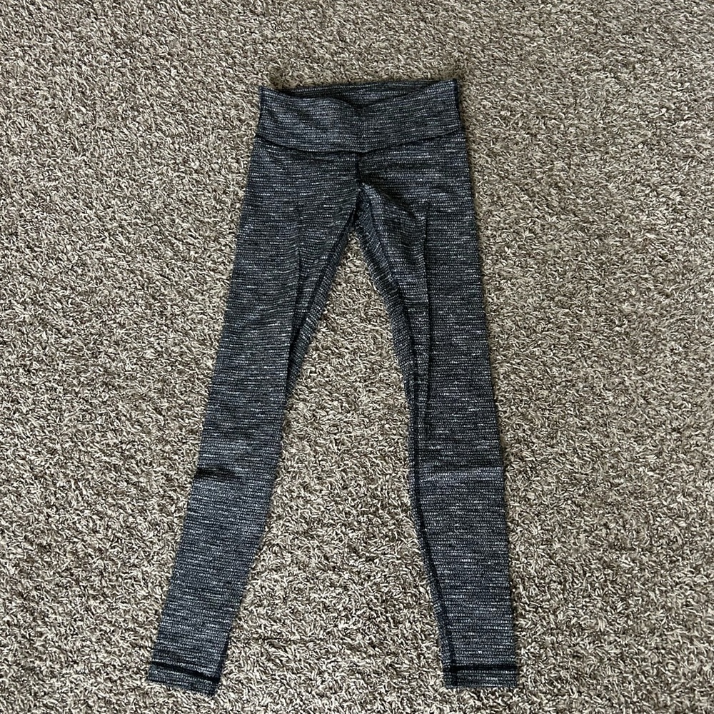 Lululemon Wunder Under Leggings Grey Size 6